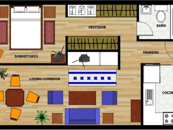 Apartamento Céntrico en Chamberi de 1 Dormitorio #234 en Madrid