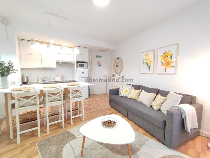 Apartamento Céntrico en Chamberi de 1 Dormitorio #491 en Madrid