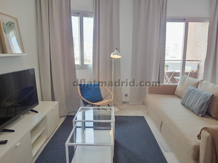 Apartamento Céntrico en Chamberi de 1 Dormitorio con terraza #1749 en Madrid