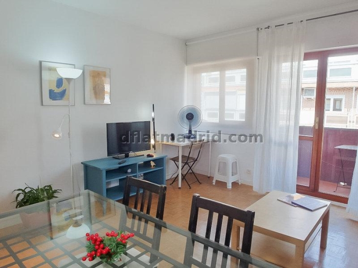 Apartamento Luminoso en Chamartin de 1 Dormitorio #163 en Madrid