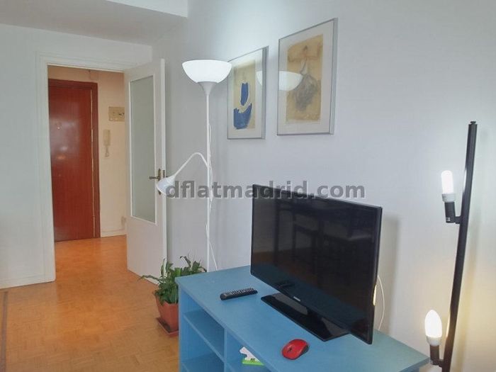 Apartamento Luminoso en Chamartin de 1 Dormitorio #163 en Madrid