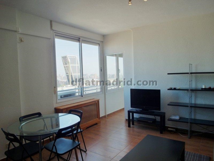 Apartamento Luminoso en Chamartin de 1 Dormitorio #188 en Madrid