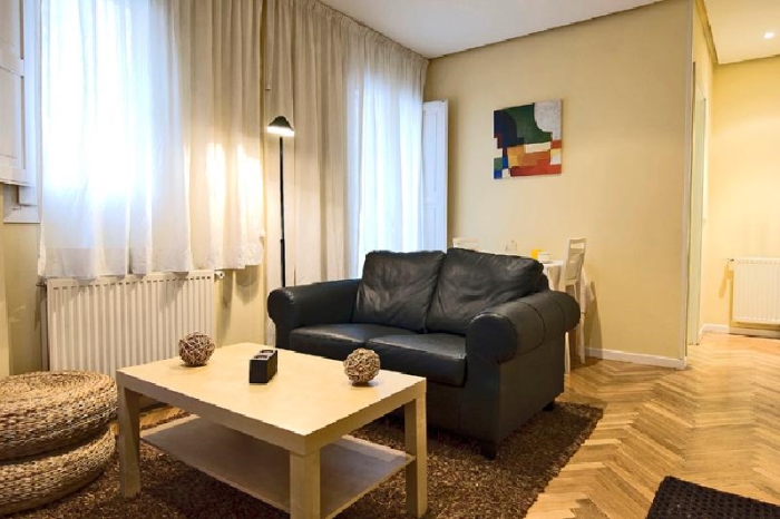 Apartamento Luminoso en Centro de 1 Dormitorio #324 en Madrid
