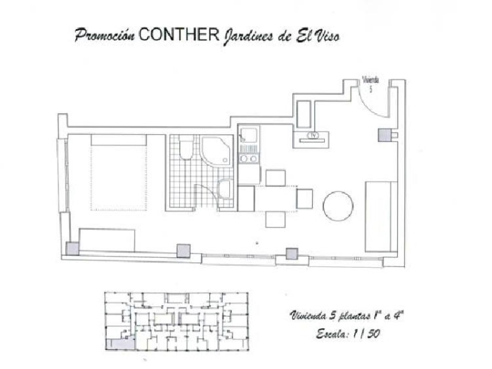 Bright Apartment in Chamartin of 1 Bedroom #543 in Madrid