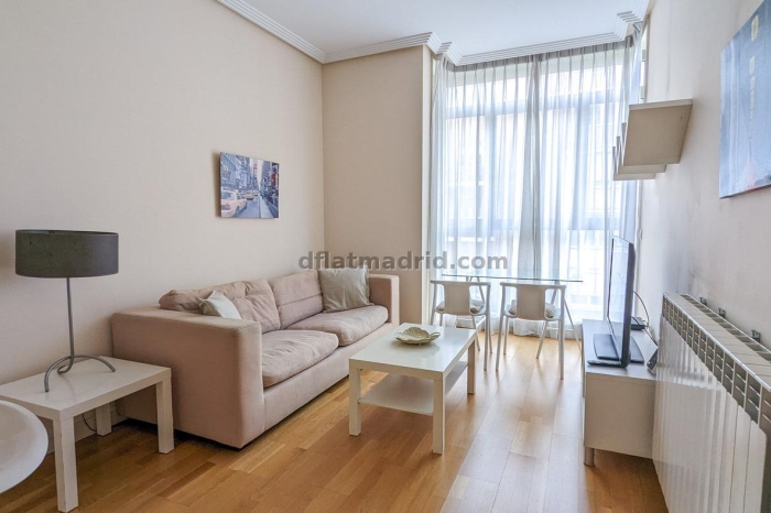 Apartamento Tranquilo en Chamartin de 1 Dormitorio #555 en Madrid