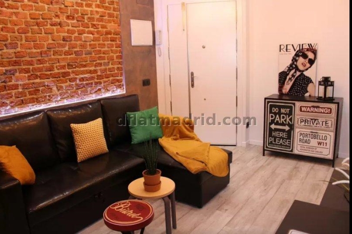 Apartamento en Centro de 1 Dormitorio #1492 en Madrid