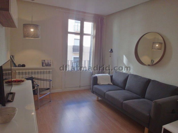 Apartamento Luminoso en Centro de 2 Dormitorios #1533 en Madrid