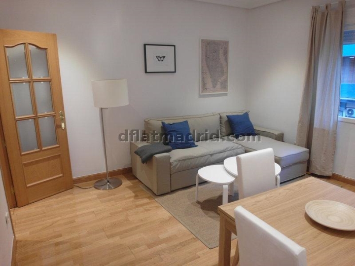 Apartamento Luminoso en Chamartin de 1 Dormitorio #1534 en Madrid