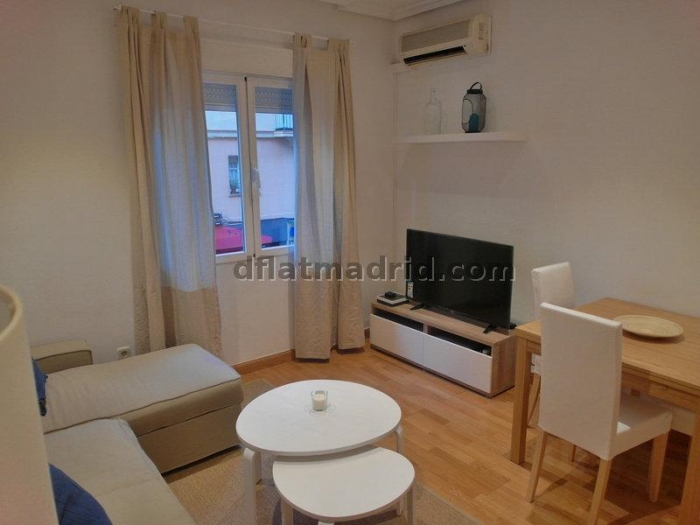 Apartamento Luminoso en Chamartin de 1 Dormitorio #1534 en Madrid