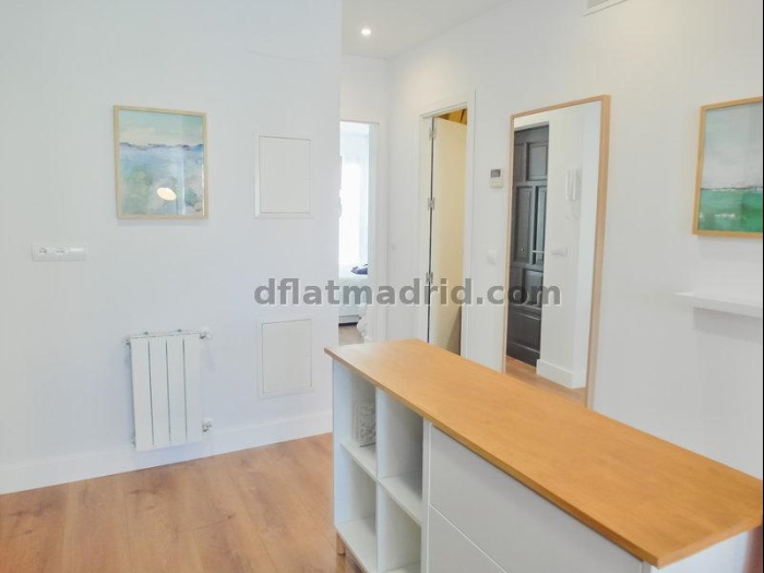 Apartamento Luminoso en Centro de 1 Dormitorio #1648 en Madrid