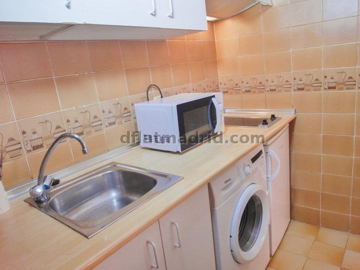 Apartamento Luminoso en Chamartin de 1 Dormitorio #1664 en Madrid