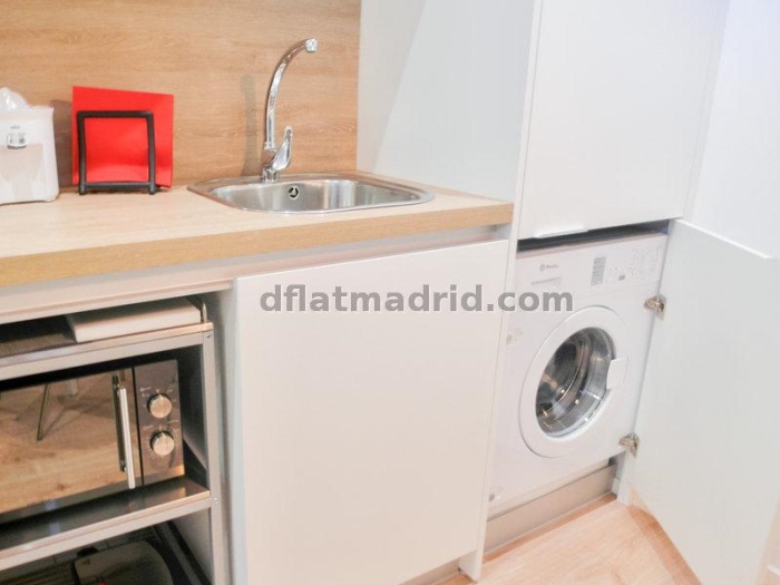 Apartamento Luminoso en Centro de 1 Dormitorio #1677 en Madrid