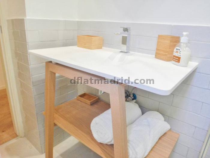 Apartamento Luminoso en Centro de 1 Dormitorio #1677 en Madrid