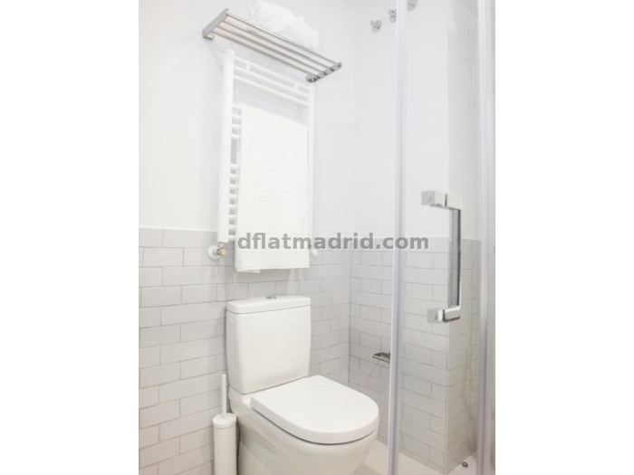 Apartamento Luminoso en Centro de 1 Dormitorio #1677 en Madrid