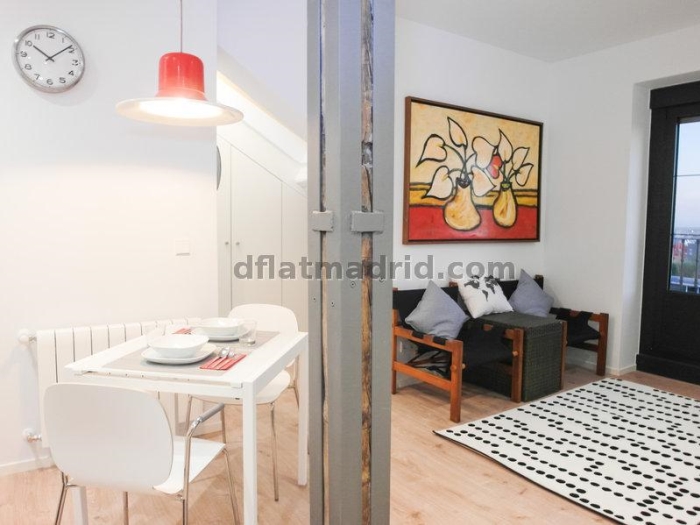 Apartamento Luminoso en Centro de 1 Dormitorio #1677 en Madrid