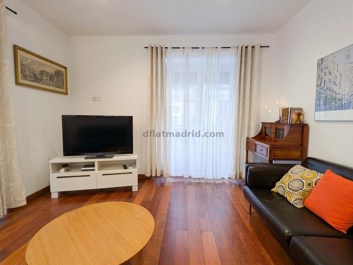 Apartamento Luminoso en Centro de 1 Dormitorio #1758 en Madrid