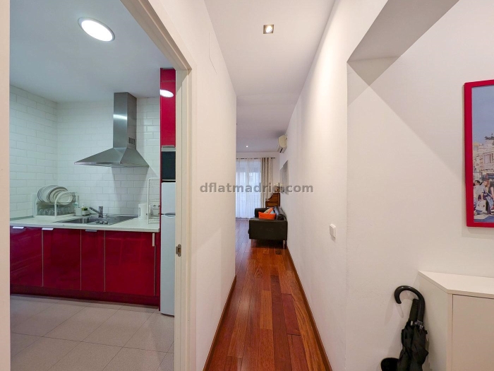 Apartamento Luminoso en Centro de 1 Dormitorio #1758 en Madrid