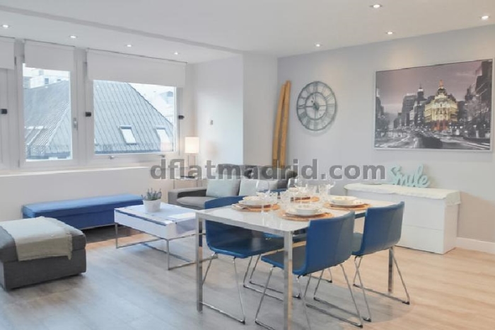 Apartamento Luminoso en Centro de 2 Dormitorios #1763 en Madrid