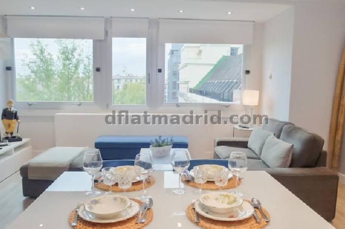 Bright Apartment in Centro of 2 Bedrooms #1763 in Madrid
