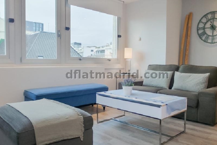 Bright Apartment in Centro of 2 Bedrooms #1763 in Madrid