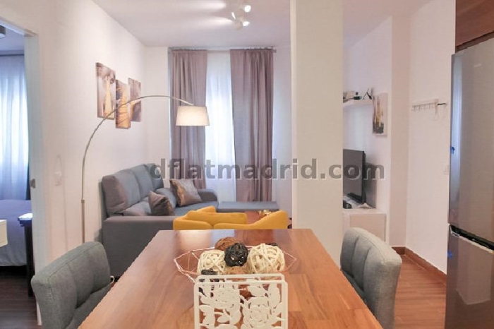 Apartamento Acogedor en Tetuan de 1 Dormitorio #1776 en Madrid