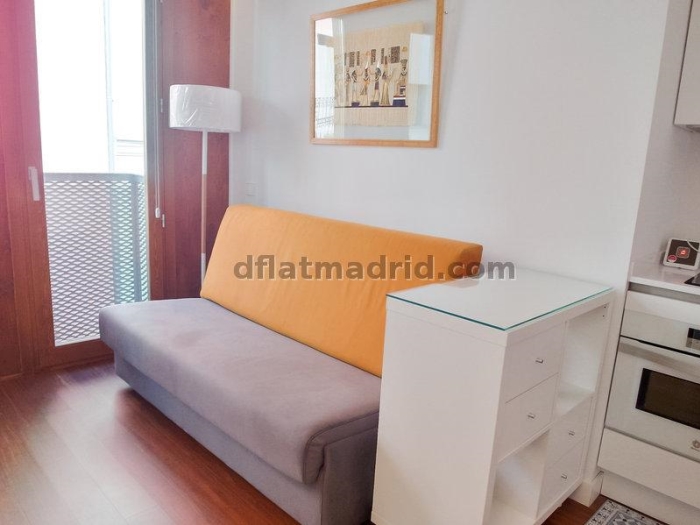 Apartamento Luminoso en Centro de 1 Dormitorio #1791 en Madrid