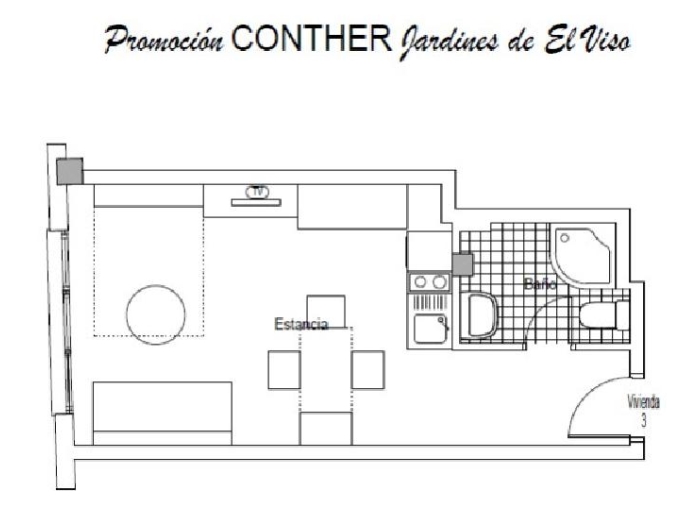 Estudio Luminoso en Chamartin #449 en Madrid