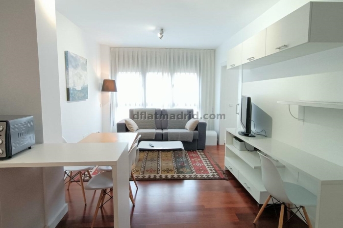 Apartamento Luminoso en Chamartin de 1 Dormitorio #457 en Madrid