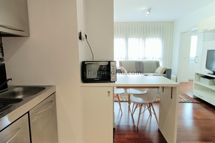 Apartamento Luminoso en Chamartin de 1 Dormitorio #457 en Madrid