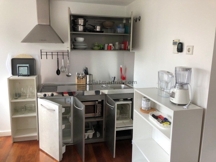 Apartamento Luminoso en Chamartin de 1 Dormitorio #520 en Madrid