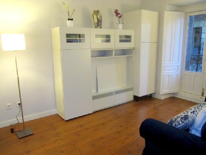 Apartamento Luminoso en Centro de 1 Dormitorio #1002 en Madrid