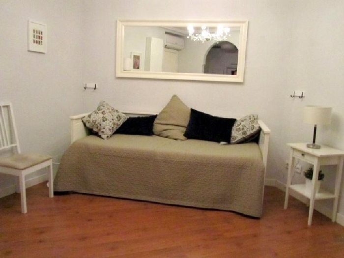 Apartamento Luminoso en Centro de 1 Dormitorio #1002 en Madrid