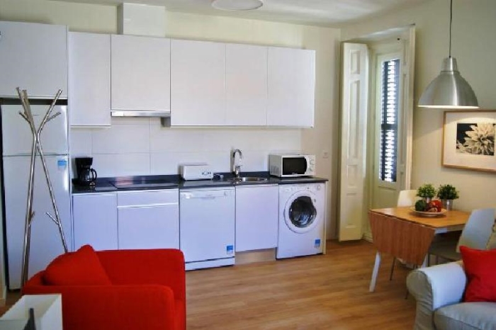 Apartamento Luminoso en Centro de 2 Dormitorios #1022 en Madrid