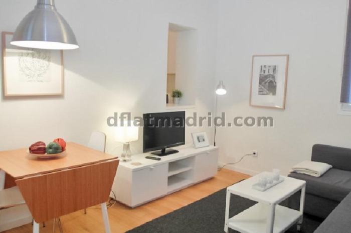 Apartamento Tranquilo en Centro de 1 Dormitorio #1024 en Madrid