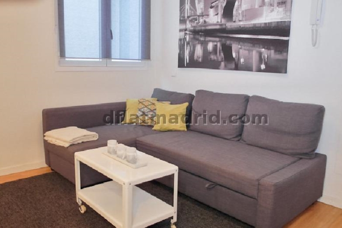 Apartamento Tranquilo en Centro de 1 Dormitorio #1024 en Madrid