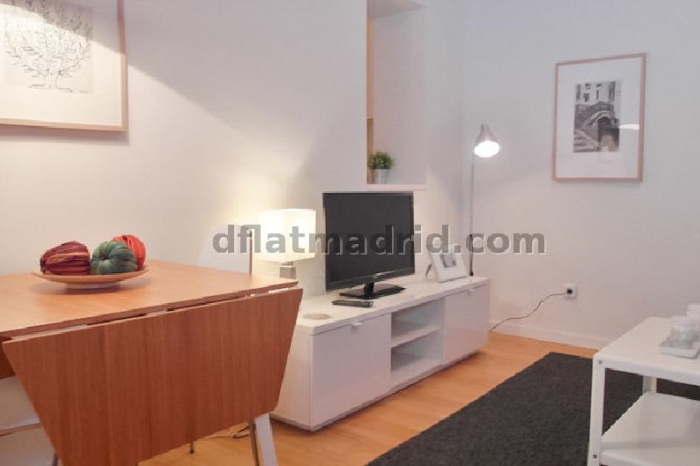 Apartamento Tranquilo en Centro de 1 Dormitorio #1024 en Madrid