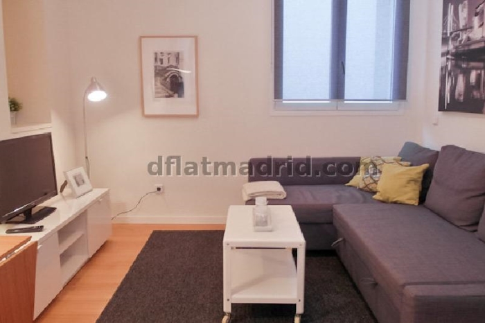 Apartamento Tranquilo en Centro de 1 Dormitorio #1024 en Madrid