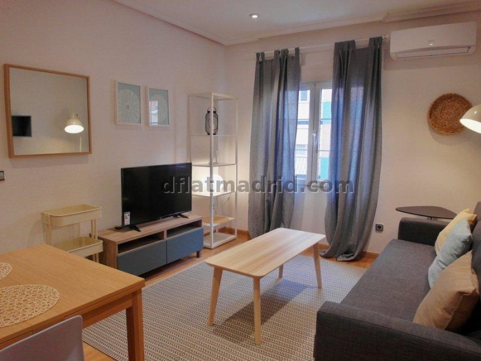 Apartamento Luminoso en Chamartin de 1 Dormitorio #1542 en Madrid