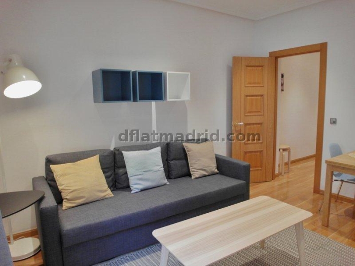 Apartamento Luminoso en Chamartin de 1 Dormitorio #1542 en Madrid