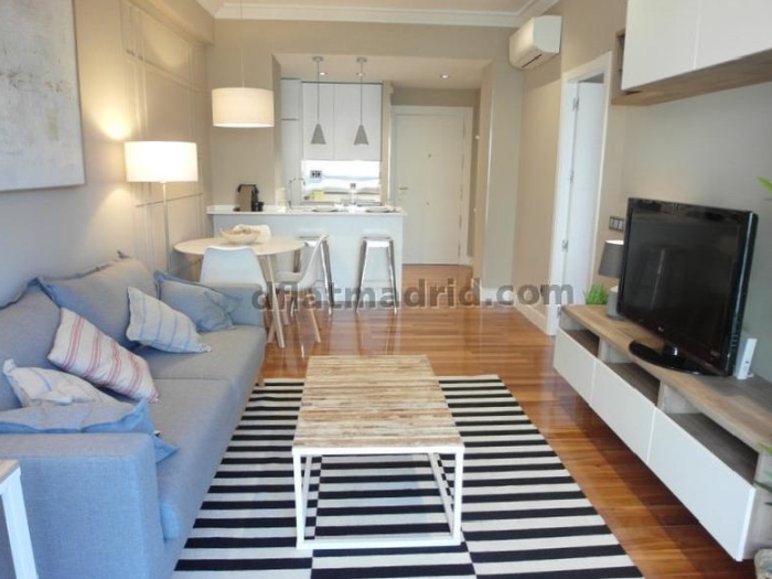 Apartamento Luminoso en Chamartin de 1 Dormitorio #1559 en Madrid