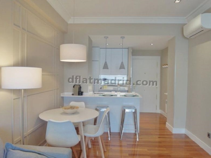 Apartamento Luminoso en Chamartin de 1 Dormitorio #1559 en Madrid