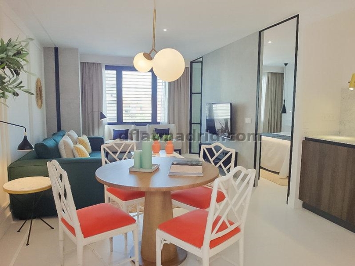 Apartamento Luminoso en Chamartin de 1 Dormitorio #1739 en Madrid