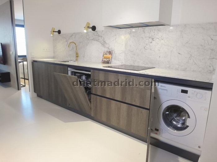 Apartamento Luminoso en Chamartin de 1 Dormitorio #1739 en Madrid