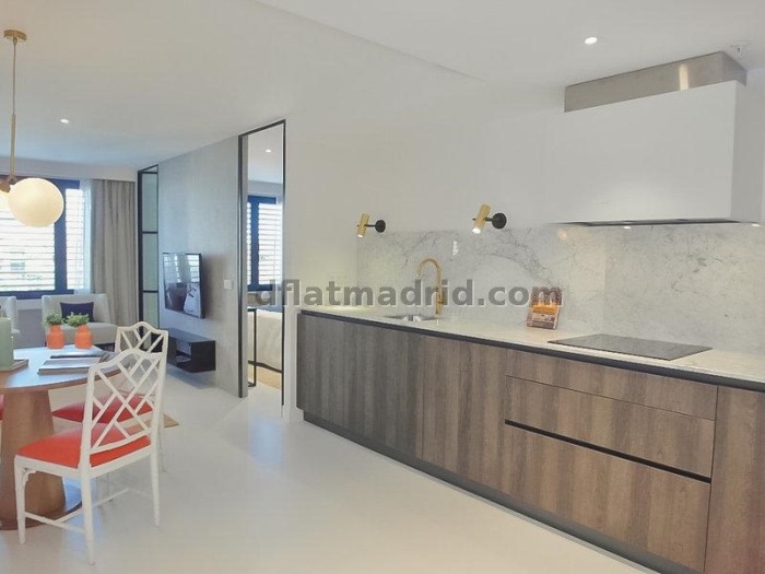 Apartamento Luminoso en Chamartin de 1 Dormitorio #1739 en Madrid