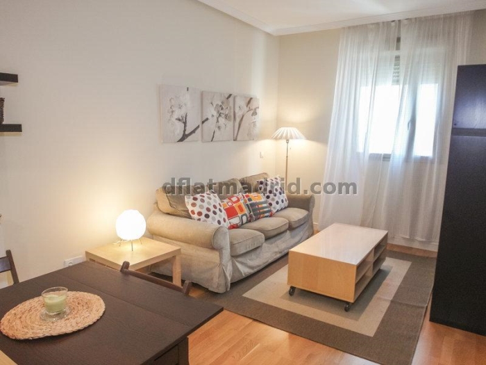 Apartamento Tranquilo en Chamartin de 1 Dormitorio con terraza #694 en Madrid