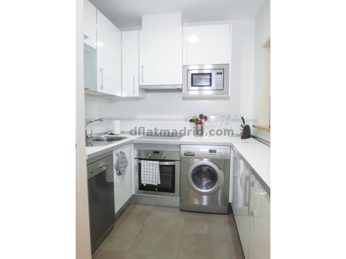 Apartamento Tranquilo en Chamartin de 1 Dormitorio con terraza #694 en Madrid