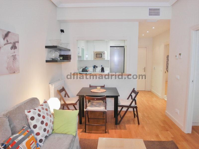 Apartamento Tranquilo en Chamartin de 1 Dormitorio #695 en Madrid