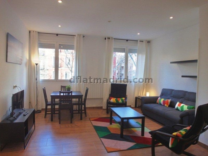 Apartamento Luminoso en Centro de 2 Dormitorios #1593 en Madrid