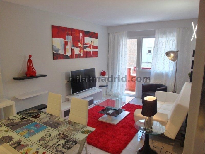 Apartamento en Chamartin de 1 Dormitorio con terraza #1606 en Madrid