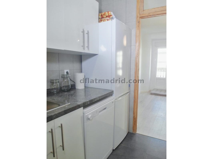 Apartamento Luminoso en Centro de 1 Dormitorio #1684 en Madrid